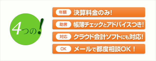 4つの!