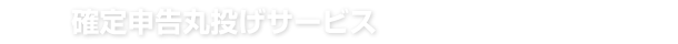 確定申告丸投げサービス