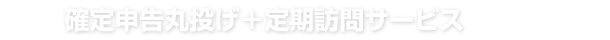 確定申告丸投げ+定期訪問サービス